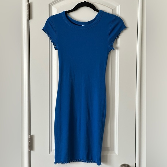 bp Dresses & Skirts - BP Blue Ruffle Sleeve Dress, size XS